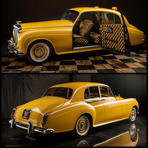 1954 Bentley R Type Continental Vintage Taxi Cab with Taxi Light and Fare Meter