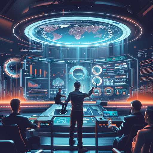 Tech entrepreneur unveils futuristic product to investors