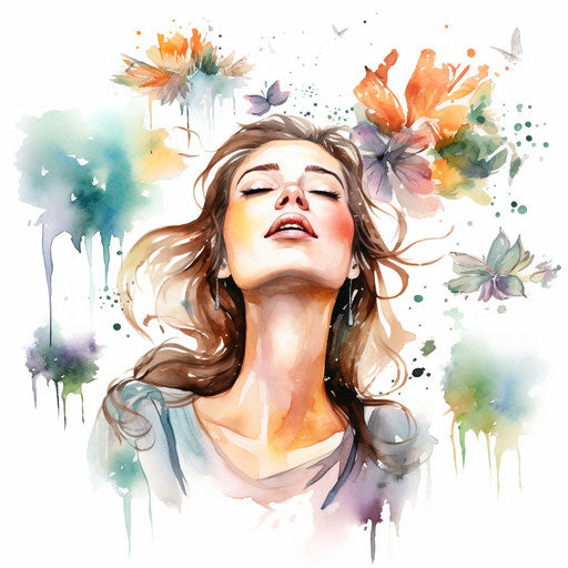 Feelings clipart in Watercolor Art style