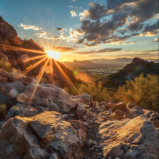 Camelback Mountain in Phoenix Arizona at Sunset