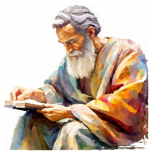 Biblical illustration in Impressionistic Art style
