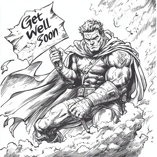 Creative Get Well Coloring Pages Art for Home and Classroom