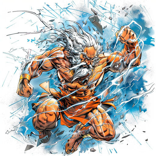 Divine wrath in comic book