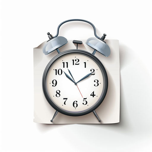 Realistic illustration of a reminder clipart on flat white background