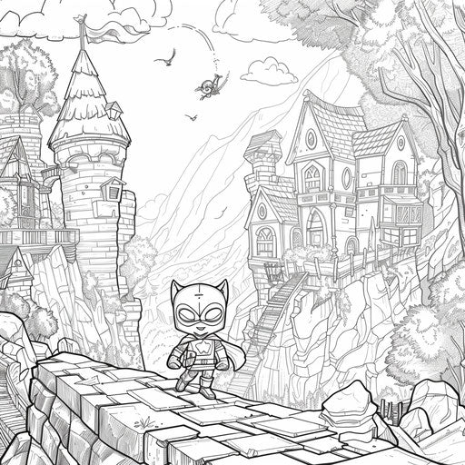 Whimsical heroes on a fun quest