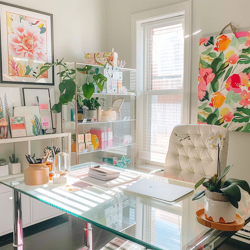 Bright and organized financial office