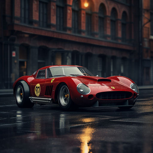 Classic run-down sports car