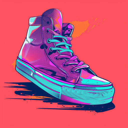 Clipart standing out on bright magenta background