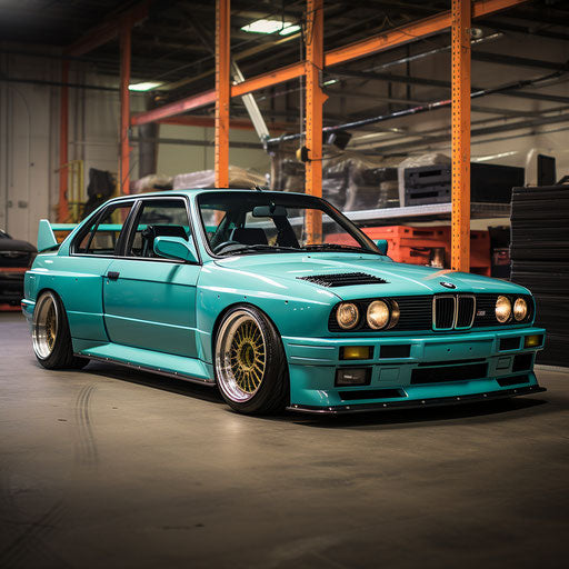 BMW M3 classic Seafoam blue
