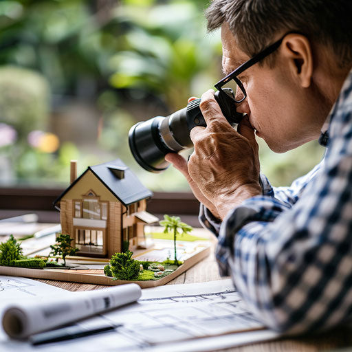 Portrait of a real estate investor surveying a new property