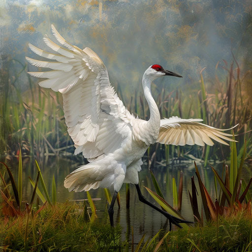 Whooping Crane Habitat: A Canvas for Environmental Advocacy