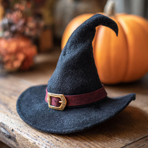 Witch Hat on a Jack-o'-Lantern