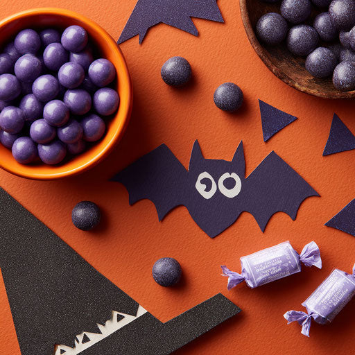 Colorful Elements of Halloween Festivities Displayed