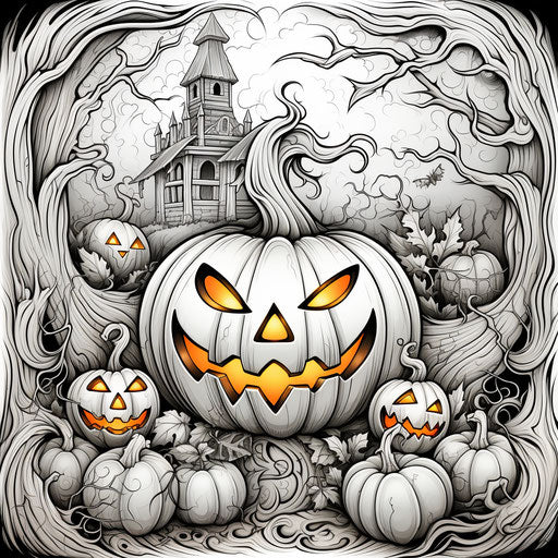 Create with Halloween Coloring Pages - Art & Craft
