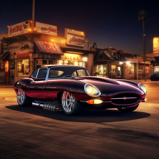 Hot Rod Jaguar E-Type car