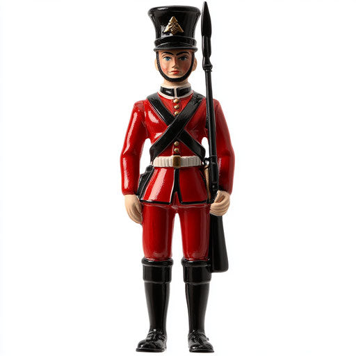 Realistic Toy Soldier clipart, high-resolution, isolated