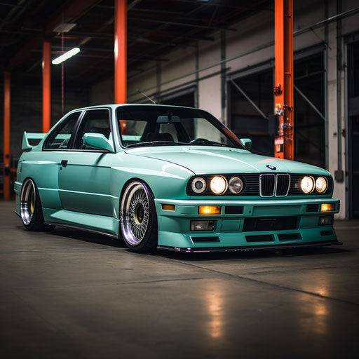 Classic Seafoam Green BMW M3