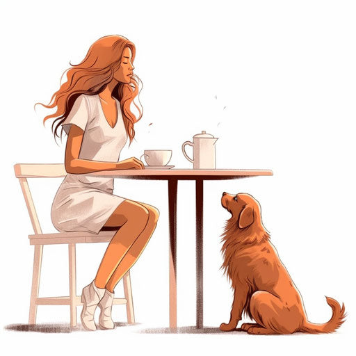 Minimalist-style good morning clipart on white background