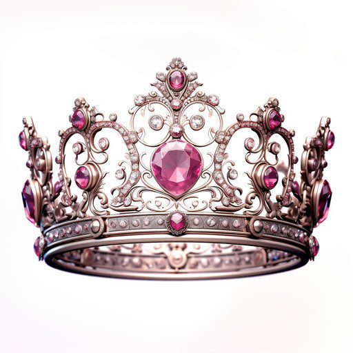 Princess crown in the style of Chiaroscuro Art