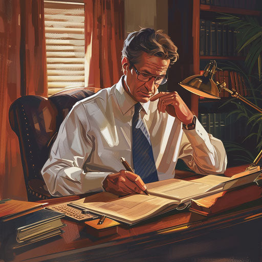 Experienced business man in a traditional corporate setting