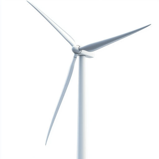 Realistic Wind Energy Kit clipart, high resolution, isolated