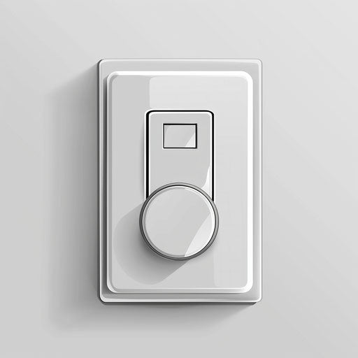 Switch clipart in photo realistic style on flat white background