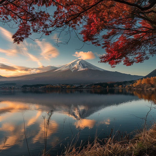 A breathtaking view of Mt. Fuji