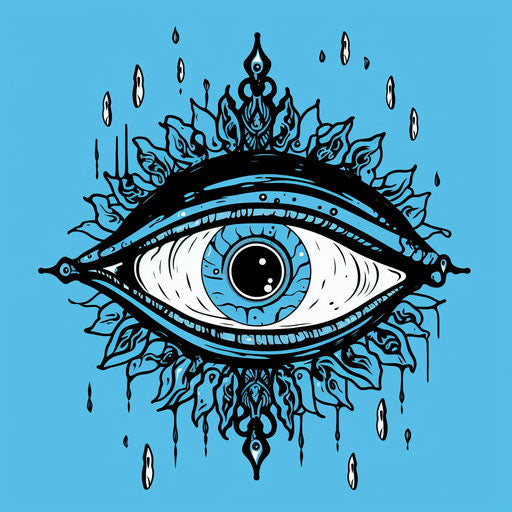 The symbol of the eye from the blue shaman's spell