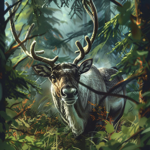 A close encounter with a woodland caribou