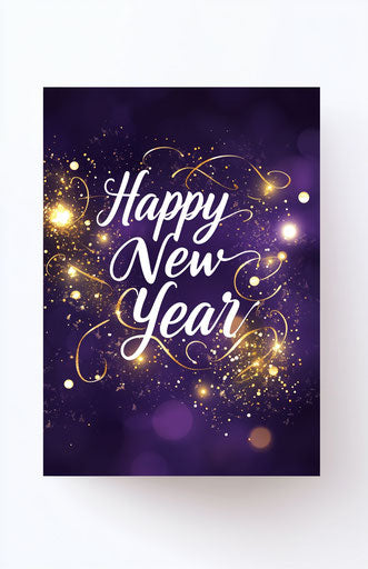 Cheerful Happy New Year 2025 Photos Holiday Packs