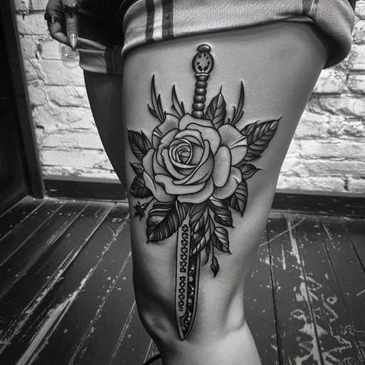 Radiant Knee Tattoos Tattoo Design Kit