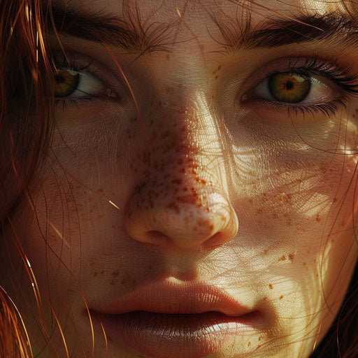 Brave clipart in photo realistic style with a flat random background