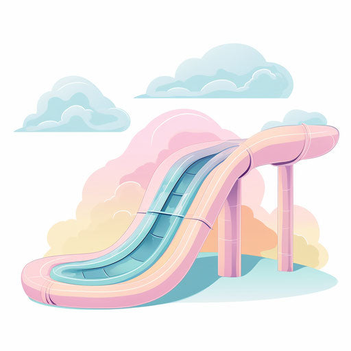 Pastel Colors Art inspired slide clipart