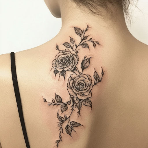 Sophisticated Back Shoulder Tattoo Tattoo Designs
