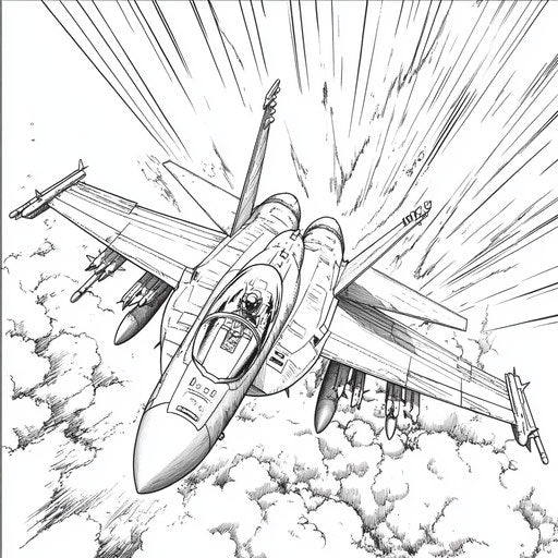 Military jet performing an airshow with dramatic trails