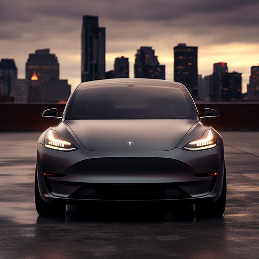 Front view of Tesla Model Y