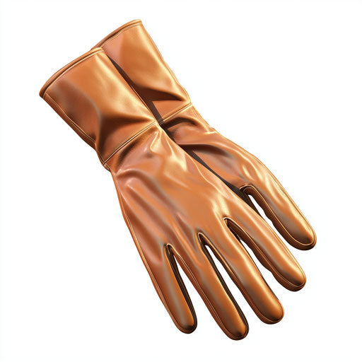 Realistic clipart of garden gloves, high resolution, isolated