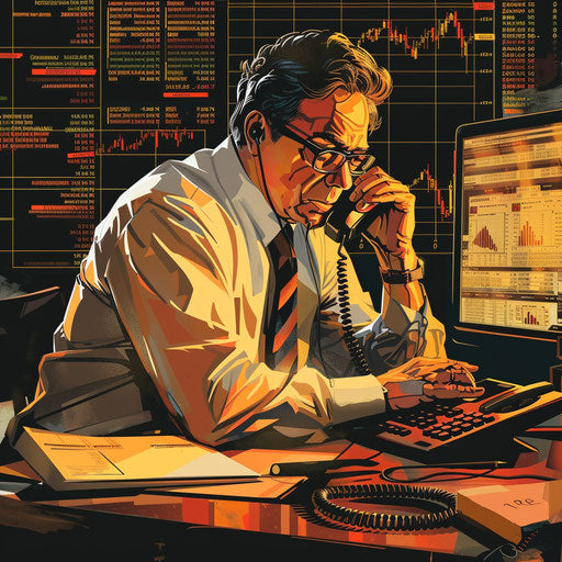 Financial transactions of a broker over the phone