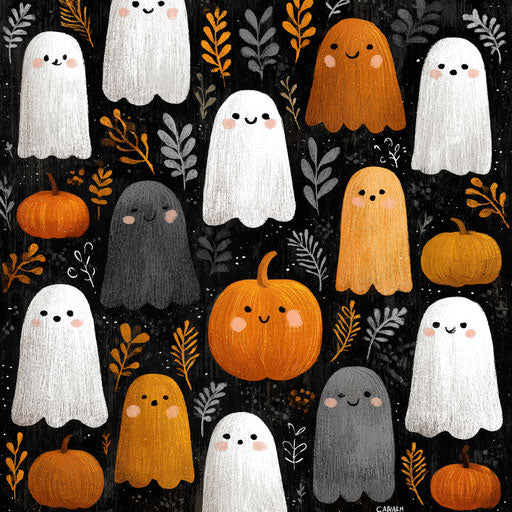 Playful and festive atmosphere for Halloween