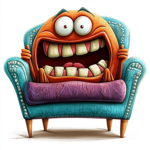 Engaging Round Caricature Clipart for Creative Projects