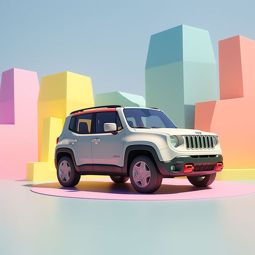 Jeep Renegade Classic Pastel Colors