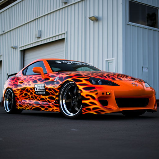 Flame decals for mark 4 supra