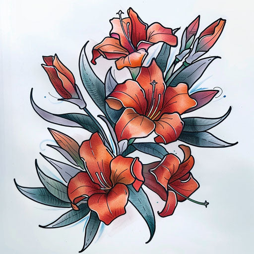 Gladiolus Tattoo Art Pack