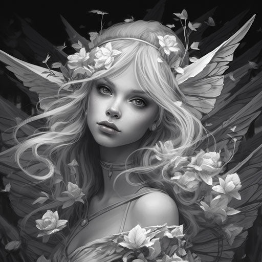 Artistic fairies, flawless line work, manga-influenced style