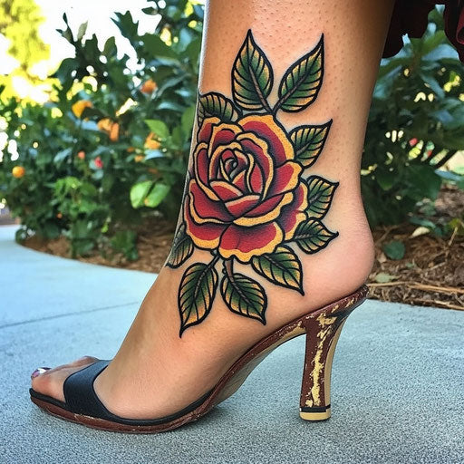Ankle Tattoos For Women Tattoo Blueprint Kit
