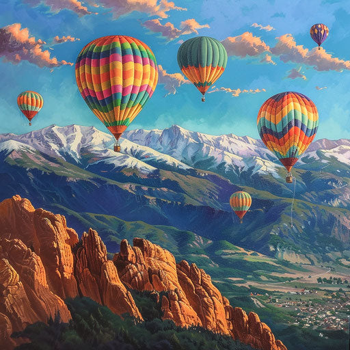 Balloons over Pikes Peak