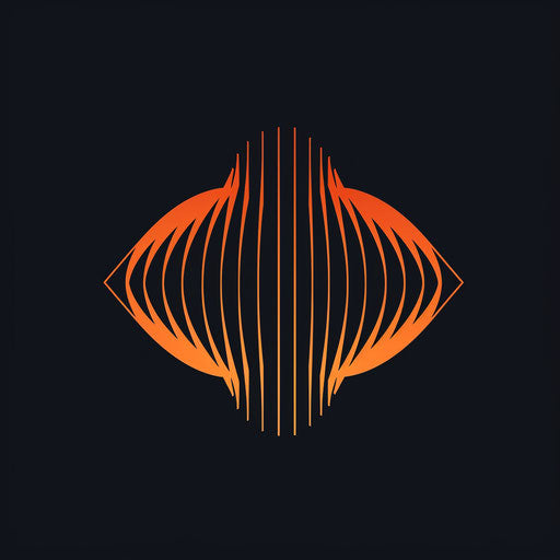 Intense sound waves in company logo