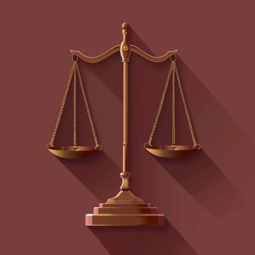 Deep maroon flat background showcasing law clipart
