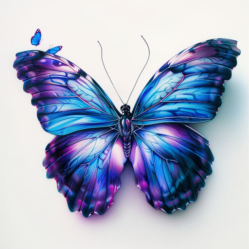 Vibrant 3d Butterfly Tattoo Master Files