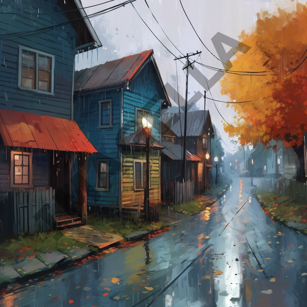 Autumn Rain: Serenade of the Streets by Imagella
